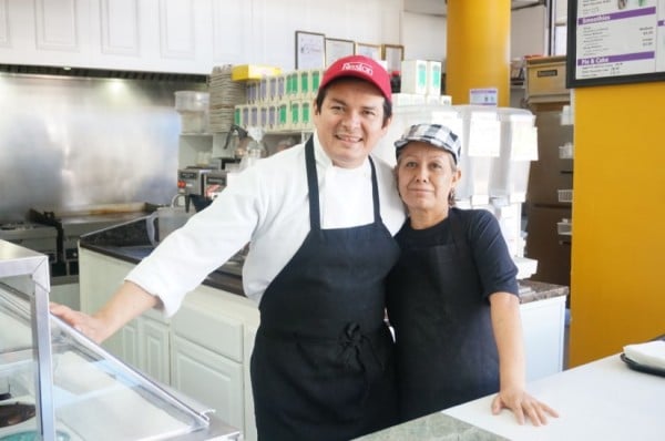 Cafe Lakeside owners Alfredo and  Rocio Melendez