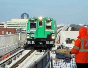 Testing the  Silver Line near Tysons/File photo by MWAA