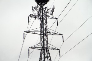 Power lines in Reston