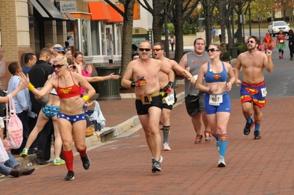 Nearly Naked Mile 2012/Photo courtesy of PR Running