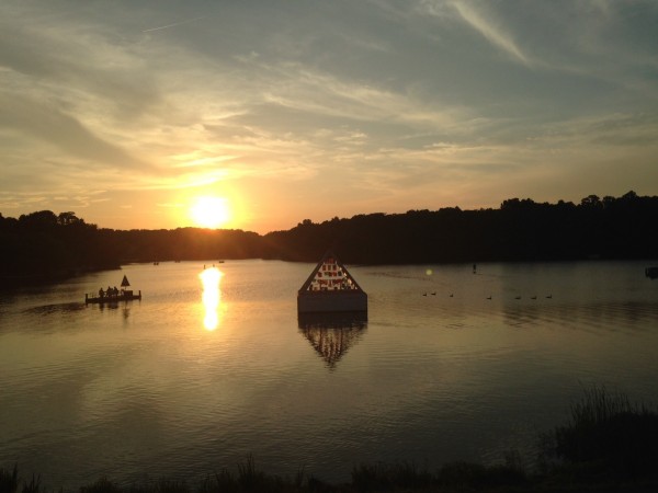 Lake Thoreau at Sunset/Credit: James Roth