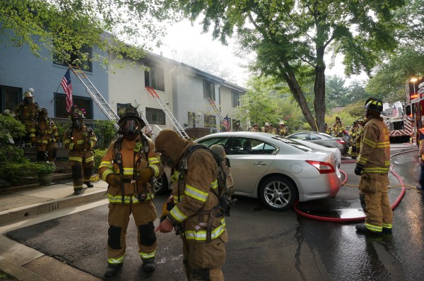 UPDATE: Townhouse Fire on Golf Course Drive | Reston Now