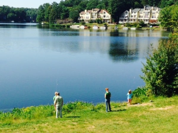 Fishing at Lake Audubon