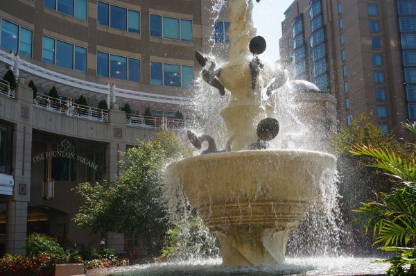 Reston Town Center's Mercury Fountain