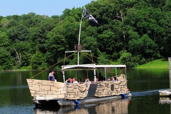 Pirate Fest Boat on Lake Fairfax/Courtesy FCPA