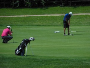 Golfers at tourney at Reston National/Credit: Laurie Ironside