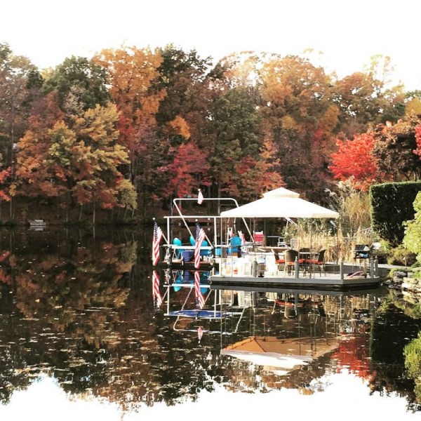 Lake Thoreau in fall