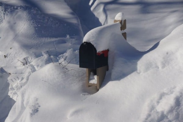 Snowed in mailbox