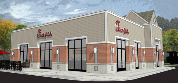 Chick Fil A rendering/Credit: Fairfax County