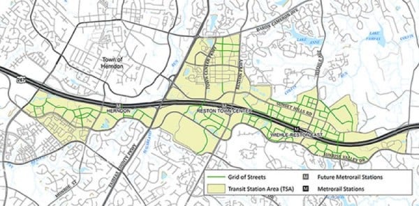 Reston Transit Areas/Fairfax County