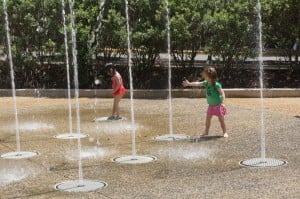 Fountains at Town Square Park