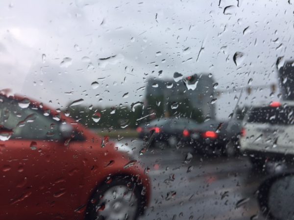 Rain in Reston on Sept. 29, 2016