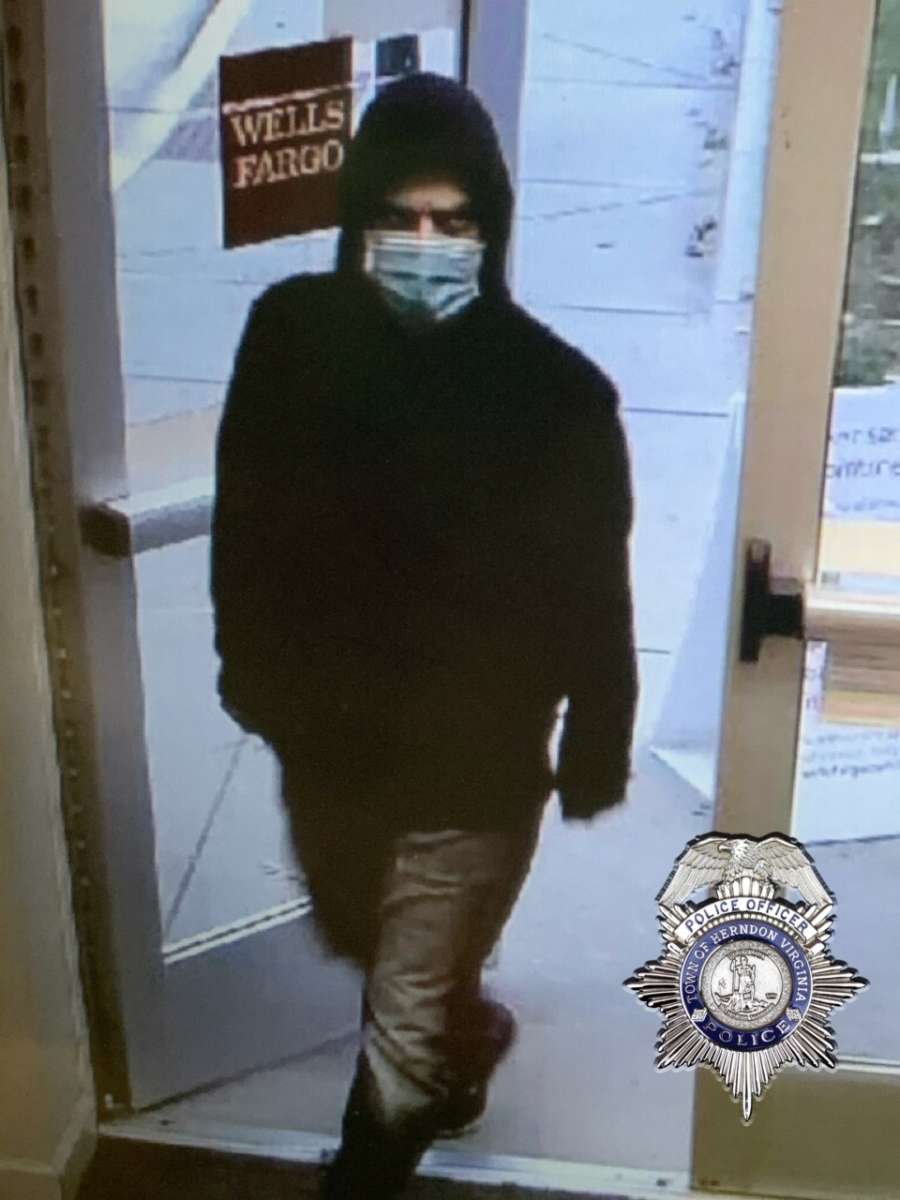 Police Release Suspect’s Photo in Wells Fargo Robbery | Reston Now